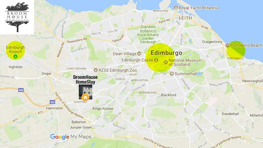 Broomhouse Homestay Edinburgh Eksteriør bilde